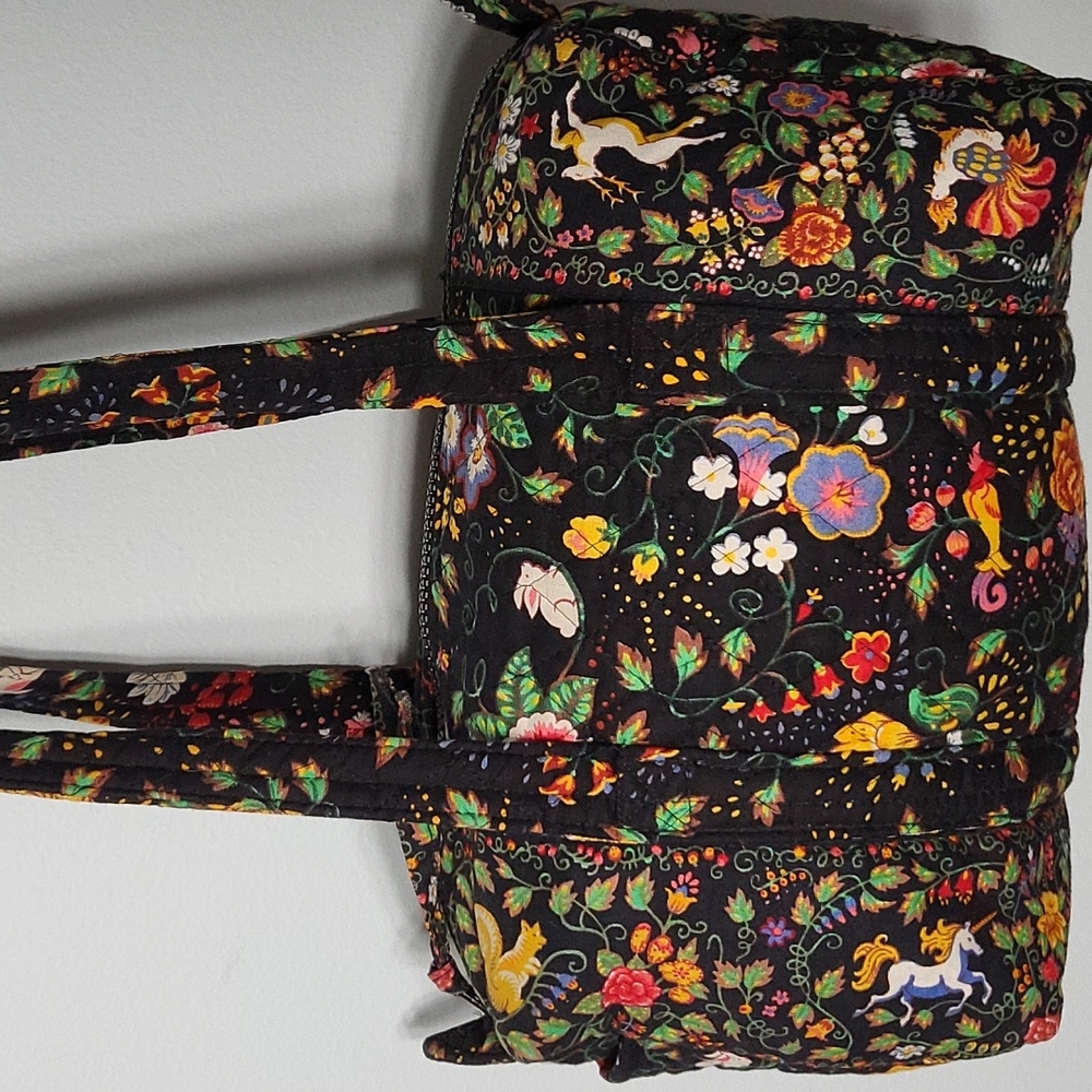 Vera Bradley vintage RARE Unicorn Deer Rabbit Squirrel Rooster print duffel